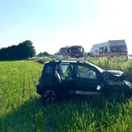 Garlasco: scontro auto-furgone sulla provinciale 185, ferite tre persone