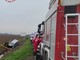 Albuzzano: auto finisce nel fosso sulla provinciale, ferite due persone