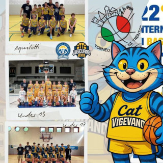 Basket, CAT Vigevano protagonista al &quot;Città di Trento&quot;, sfiora la vittoria nella categoria Aquilotti 15/16