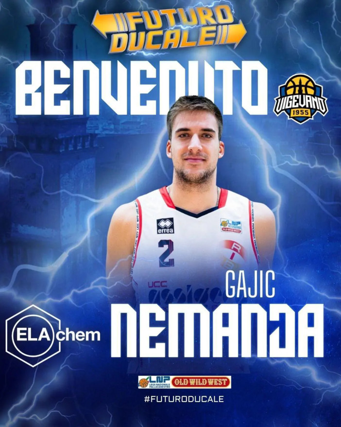 Basket serie B, Nemanja Gajic è il primo tassello della ELAchem Vigevano 2025/26