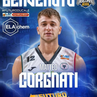 Basket serie B, Matteo Corgnati è un nuovo giocatore della ELAchem Vigevano 1955