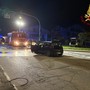 Voghera, scontro tra auto nella notte: intervengono i Vigili del fuoco per un principio di incendio