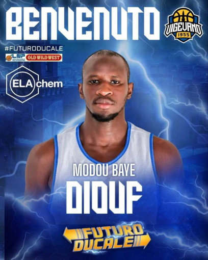 Basket serie B, Vigevano 1955 mette sotto contratto Baye Modou Diouf per il 2025/26