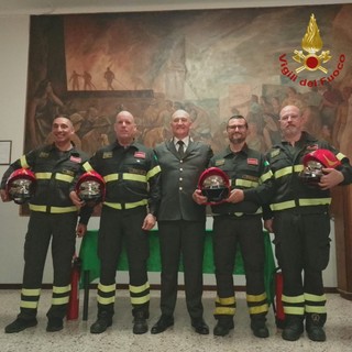Pavia, nominati quattro nuovi capi squadra al comando Vigili del fuoco