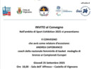 "Sport Exhibition", tutti gli orari in cui divertirsi con gli istruttori CAT. Capobianco relatore in convegno "Sport Exhibition", tutti gli orari in cui divertirsi con gli istruttori CAT. Capobianco relatore in convegno