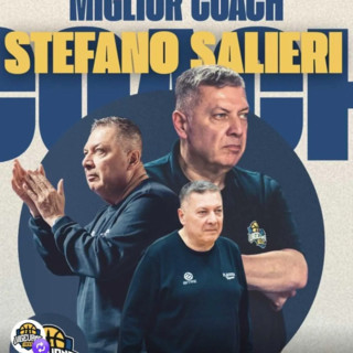 Basket, Salieri eletto da LNP coach dell’ anno in serie B Nazionale