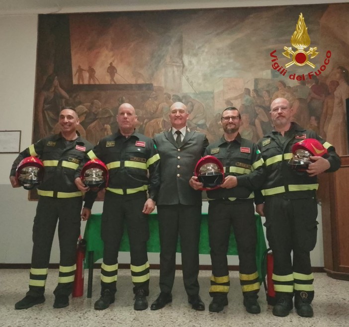 Pavia, nominati quattro nuovi capi squadra al comando Vigili del fuoco