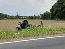(L'incidente avvenuto sulla provinciale 211 della Lomellina)