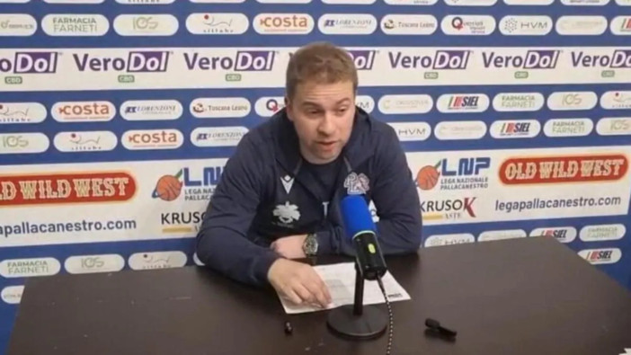 Basket serie B: Livorno verso gara-1, coach Turchetto: "A Vigevano con l' energia del PalaMacchia