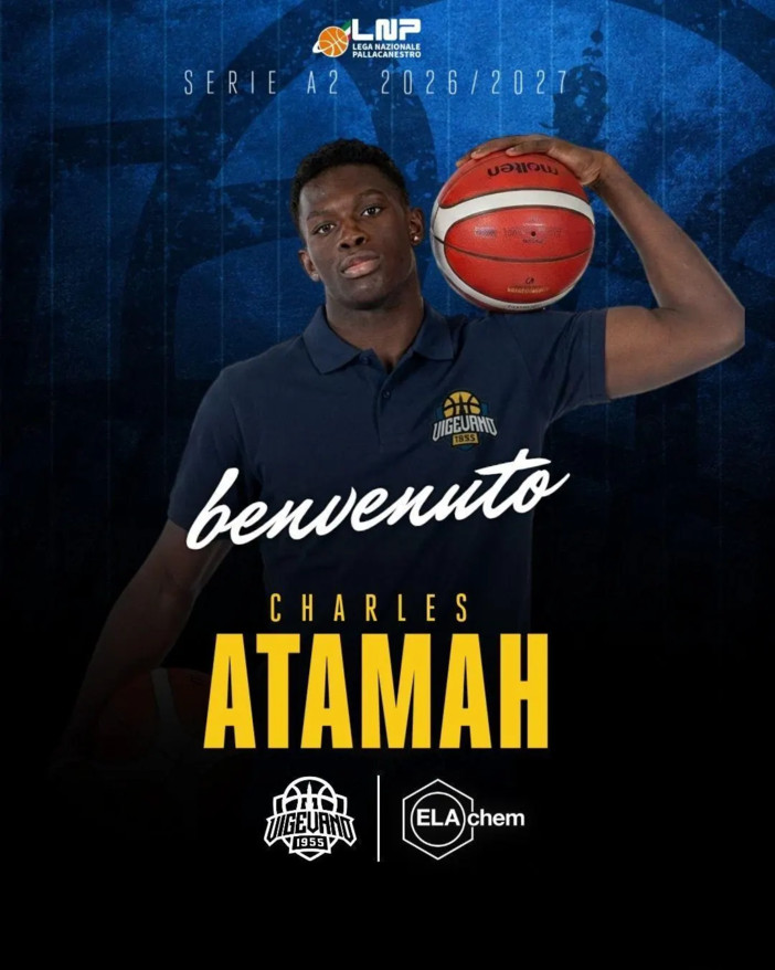 Basket serie A2: un compleanno da ricordare per Charles Atamah, nuovo acquisto di Vigevano 1955 Basket serie A2: un compleanno da ricordare per Charles Atamah, nuovo acquisto di Vigevano 1955