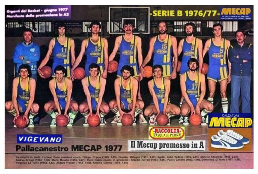 Basket serie B: riecco Vigevano-Caserta, 49 anni dopo lo spareggio del 1976/77