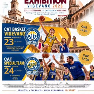 Basket, anche la CAT Vigevano si presenta al pubblico mercoledì 23 settembre: tutti al castello insieme alla ELAchem Basket, anche la CAT Vigevano si presenta al pubblico mercoledì 23 settembre: tutti al castello insieme alla ELAchem