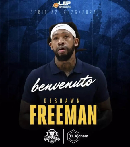 Basket serie A2, Deshawn Freeman è un nuovo giocatore della ELAchem Vigevano 1955 Basket serie A2, Deshawn Freeman è un nuovo giocatore della ELAchem Vigevano 1955