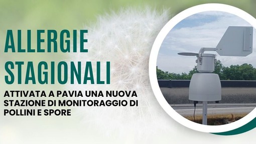 Stagione delle allergie, attivata a Pavia una nuova stazione di monitoraggio di pollini e spore