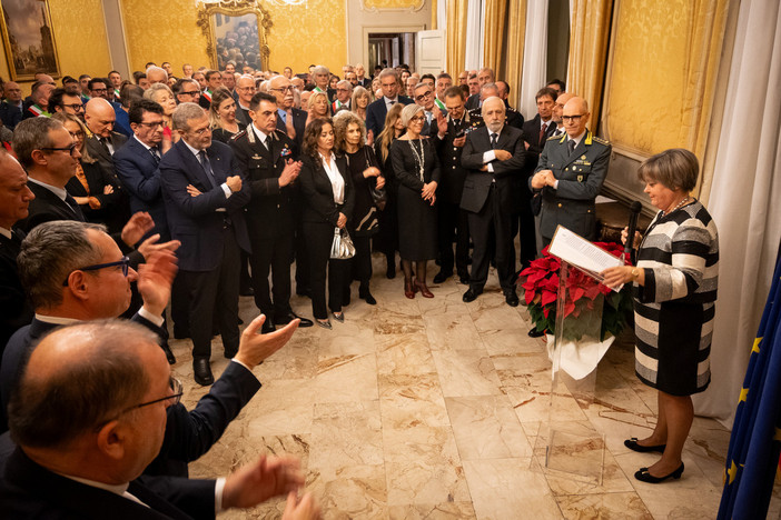Pavia, gli auguri di Natale del prefetto a palazzo Malaspina Pavia, gli auguri di Natale del prefetto a palazzo Malaspina
