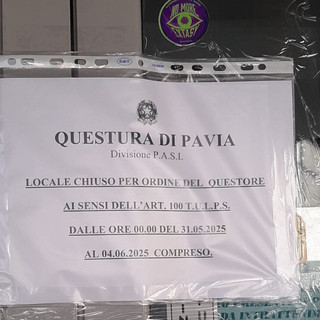 Pavia: cliente di un bar trovato con la droga negli slip, locale chiuso per 5 giorni