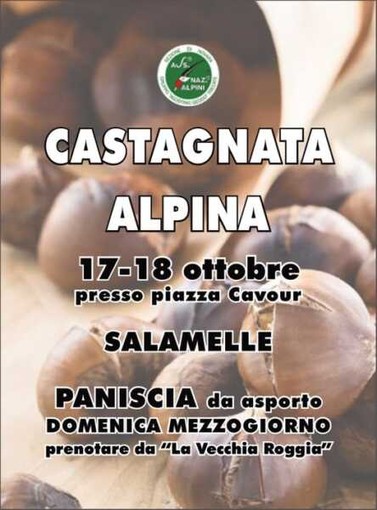 Trecate: nel fine settimana la Castagnata con gli Alpini Trecate: nel fine settimana la Castagnata con gli Alpini