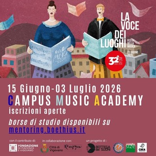 Vigevano, al via la Campus Music Academy 2026