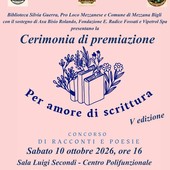 Premiazione Per amore di scrittura, concorso di racconti e poesie a Mezzana Bigli