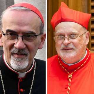 Il cardinale lombardo Pizzaballa e il cardinale ticinese Arborelius
