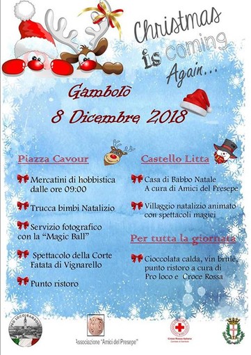 Tutti gli appuntamenti e manifestazioni da lunedì 3 a domenica 9 dicembre a Vigevano e Lomellina