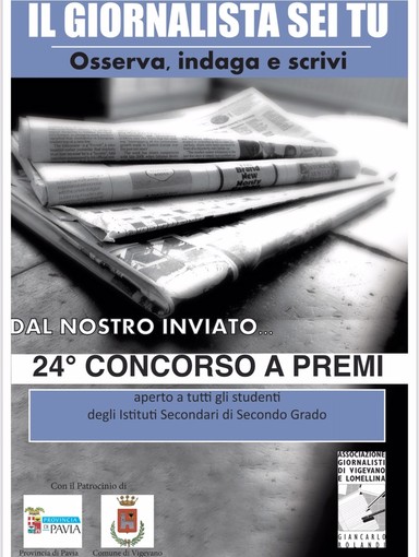 Vigevano, al via la 24esima edizione del concorso giornalistico “Dal nostro inviato” Vigevano, al via la 24esima edizione del concorso giornalistico “Dal nostro inviato”