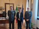 Pavia, in prefettura la visita del comandante regionale della guardia di finanza Luigi Compagnone