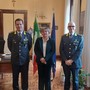 Pavia, in prefettura la visita del comandante regionale della guardia di finanza Luigi Compagnone