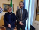 Pavia, Il prefetto Francesca De Carlini incontra il nuovo direttore provinciale dell’Agenzia delle Entrate di Pavia Rocco Romanella