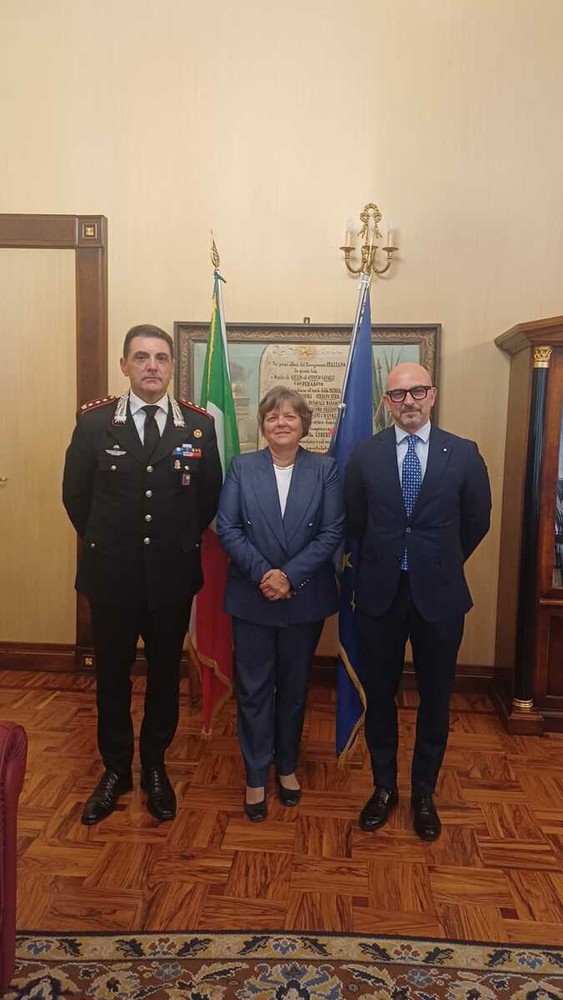 Pavia, In prefettura la visita del nuovo comandante del gruppo carabinieri tutela lavoro Milano Pavia, In prefettura la visita del nuovo comandante del gruppo carabinieri tutela lavoro Milano