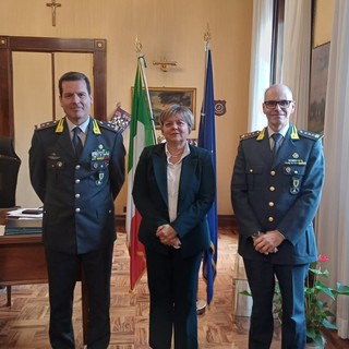 Pavia, in prefettura la visita del comandante regionale della guardia di finanza Luigi Compagnone
