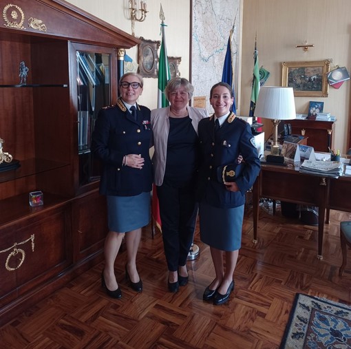 Pavia: in prefettura la visita di Floriana Coccia nuova dirigente della Polizia Stradale