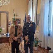 Pavia, il prefetto De Carlini riceve il nuovo dirigente del compartimento della Polizia Ferroviaria della Lombardia
