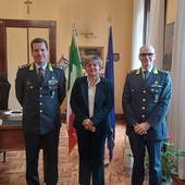 Pavia, in prefettura la visita del comandante regionale della guardia di finanza Luigi Compagnone