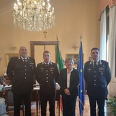 Pavia, il prefetto De Carlini ha incontrato il nuovo comandante della compagnia di Vigevano