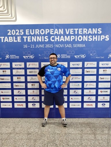 Tennistavolo: campionati europei master, brilla Stefano Guerrini