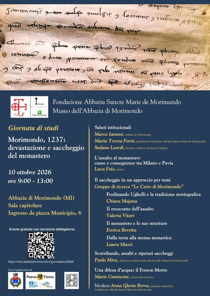 Morimondo, 1237: devastazione e saccheggio del monastero Morimondo, 1237: devastazione e saccheggio del monastero