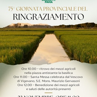 Mortara, la Lomellina protagonista del ringraziamento Coldiretti