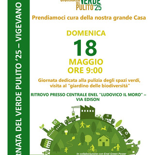 Vigevano, domenica 18 maggio torna la &quot;Giornata del Verde Pulito&quot;