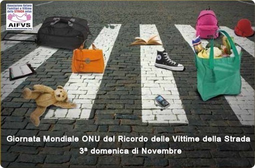 La Croce Rossa di Vigevano ricorda le vittime della strada, domenica 19 novembre