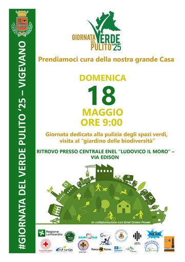 Vigevano, domenica 18 maggio torna la &quot;Giornata del Verde Pulito&quot;