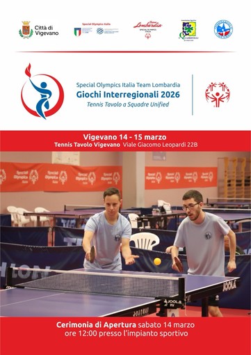 Special Olympics, la palestra del Tennistavolo Vigevano ospiterà i Giochi Interregionali 2026