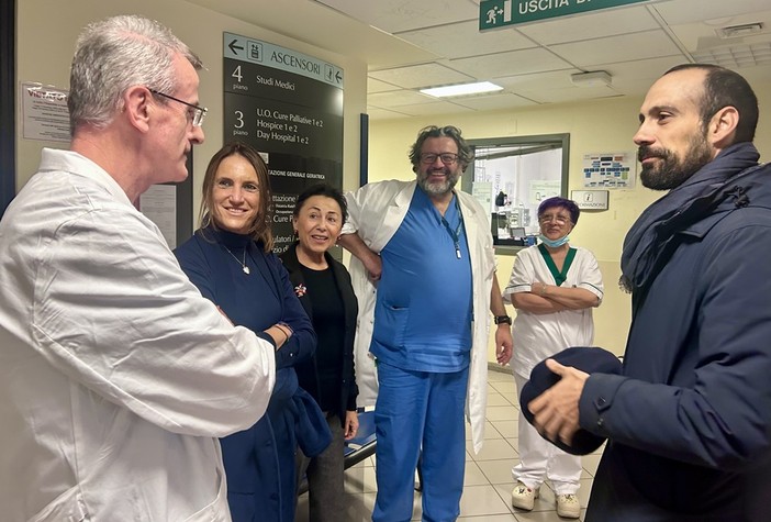 Nella foto, da sx: Dott. Danilo Miotti, Chiara Maugeri,