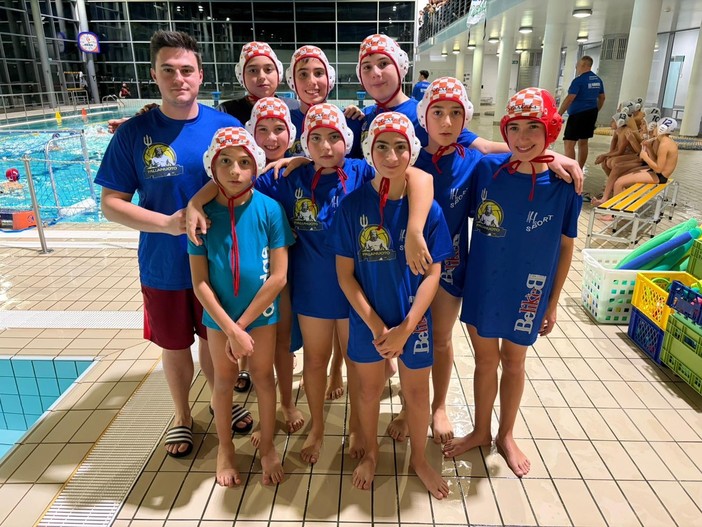 Pallanuoto, vittoria convincente per la squadra under 13 dell'H2Sport Vigevano
