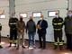 Il nuovo direttore regionale dei Vigili del fuoco Marco Cavriani, in visita al comando di Pavia