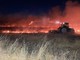 Mezzana Bigli: bruciano due ettari vicino alla Cascina Erbatici