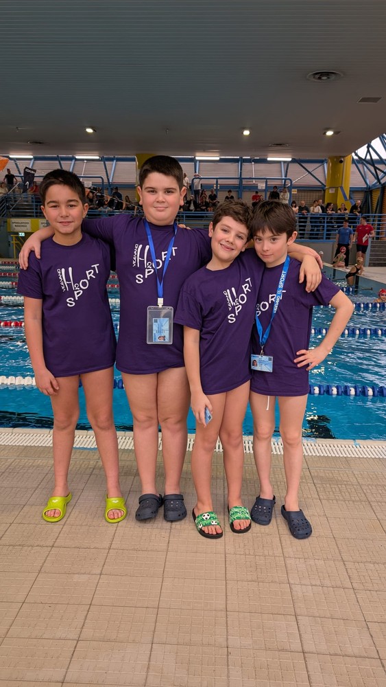 Nella foto: gli atleti dell’H2Sport impegnati nei Regionali di Salvamento