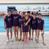 Nella foto: alcuni Esordienti dell’H2SPORT in gara a Sesto Calende