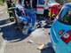 Varzi: scontro tra Apecar e auto in via Cappuccini, gravi due anziani