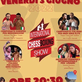 Vigevano: il 3 giugno in piazza Ducale arriva il Chessboxing Show